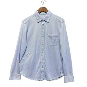 Tommy Bahama The San Lucio Stretch Shirt Mens M Blue Button Up Long Sleeve